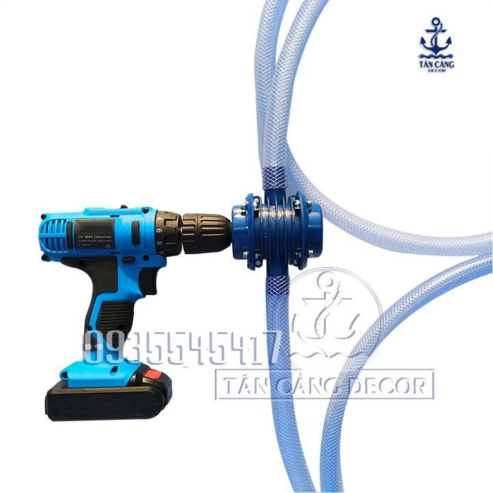 Đầu bơm nước kết hợp với máy khoan