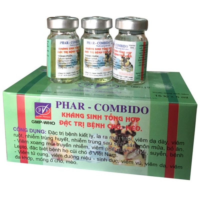 THUỐC THÚ Y PHAR COMBIDO