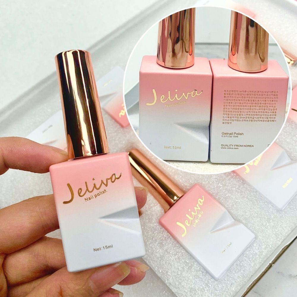 Sơn gel đỏ, sơn móng tay gel Jeliva 15ml
