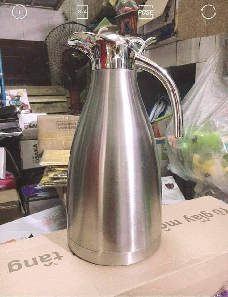 BÌNH THỦY INOX GIỮ NHIỆT 2L CAO CẤP