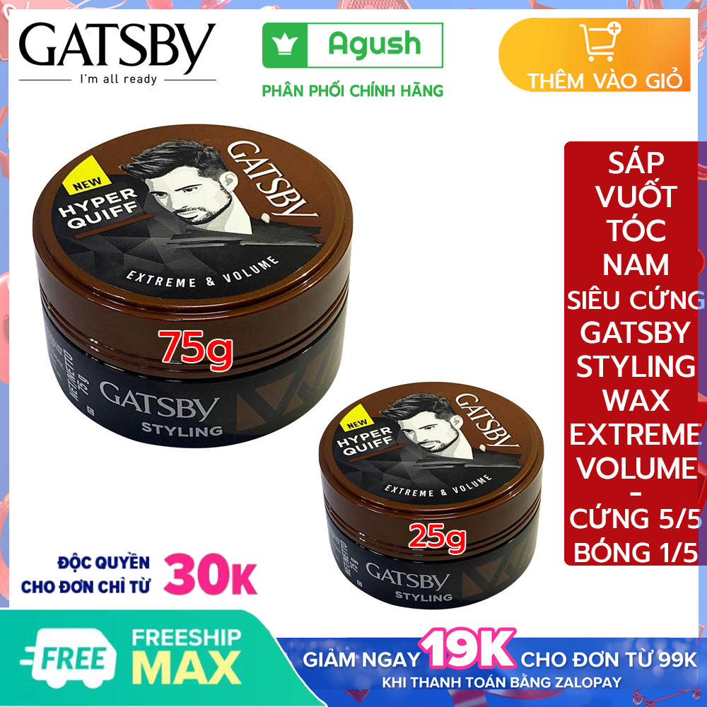 TỔNG HỢP Sáp vuốt tóc Gatsby Wax Nhật Bản VS Việt Nam