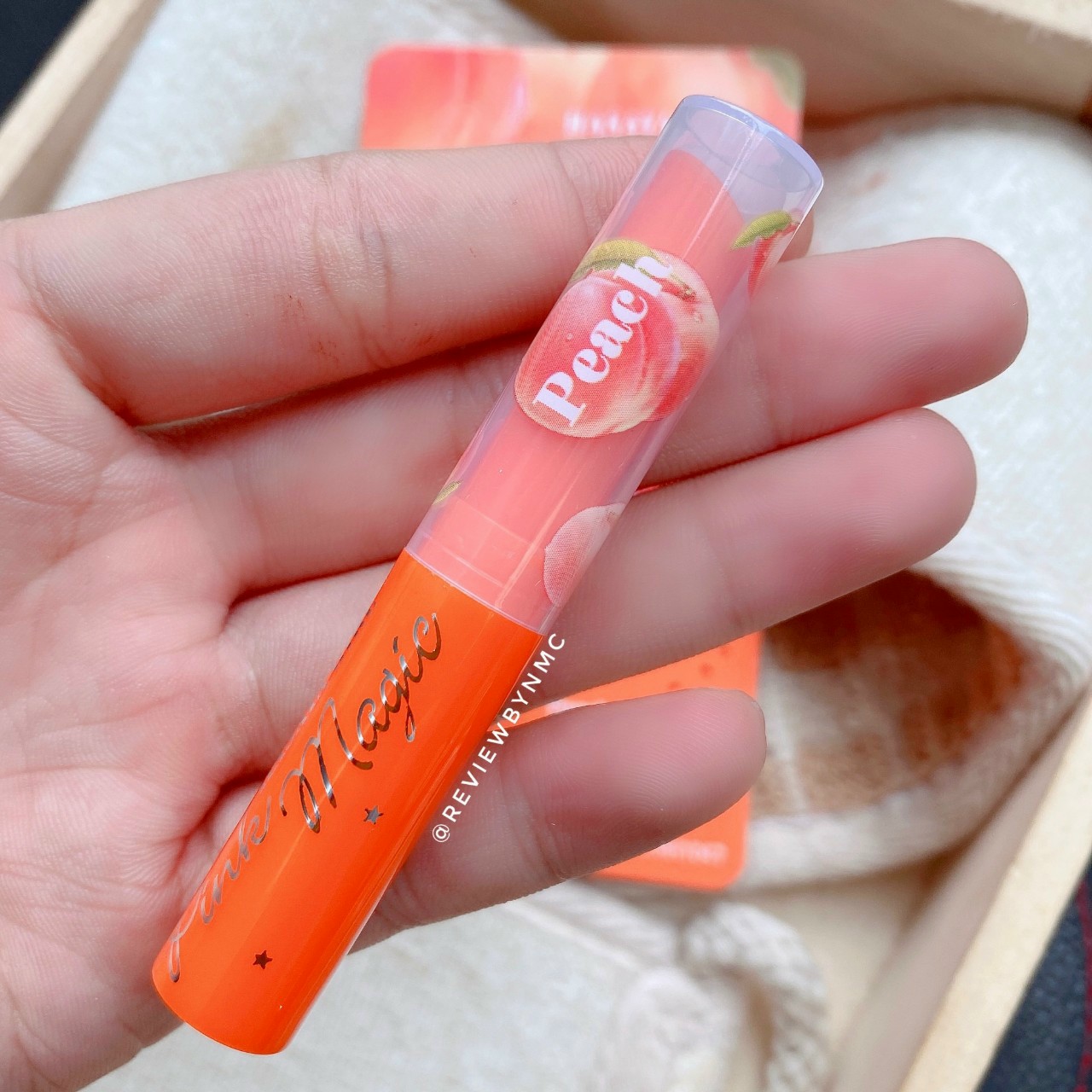 Son gió dưỡng môi 🍊Cam Đào🍑 Hasaya Peach Pink Magic