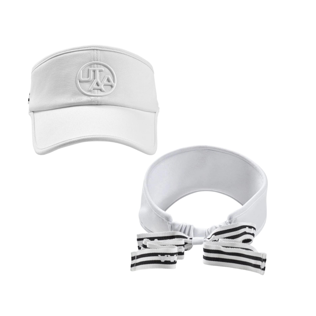 Mũ Golf Nữ Nửa Đầu Thắt Nơ Đen Trắng - Hat