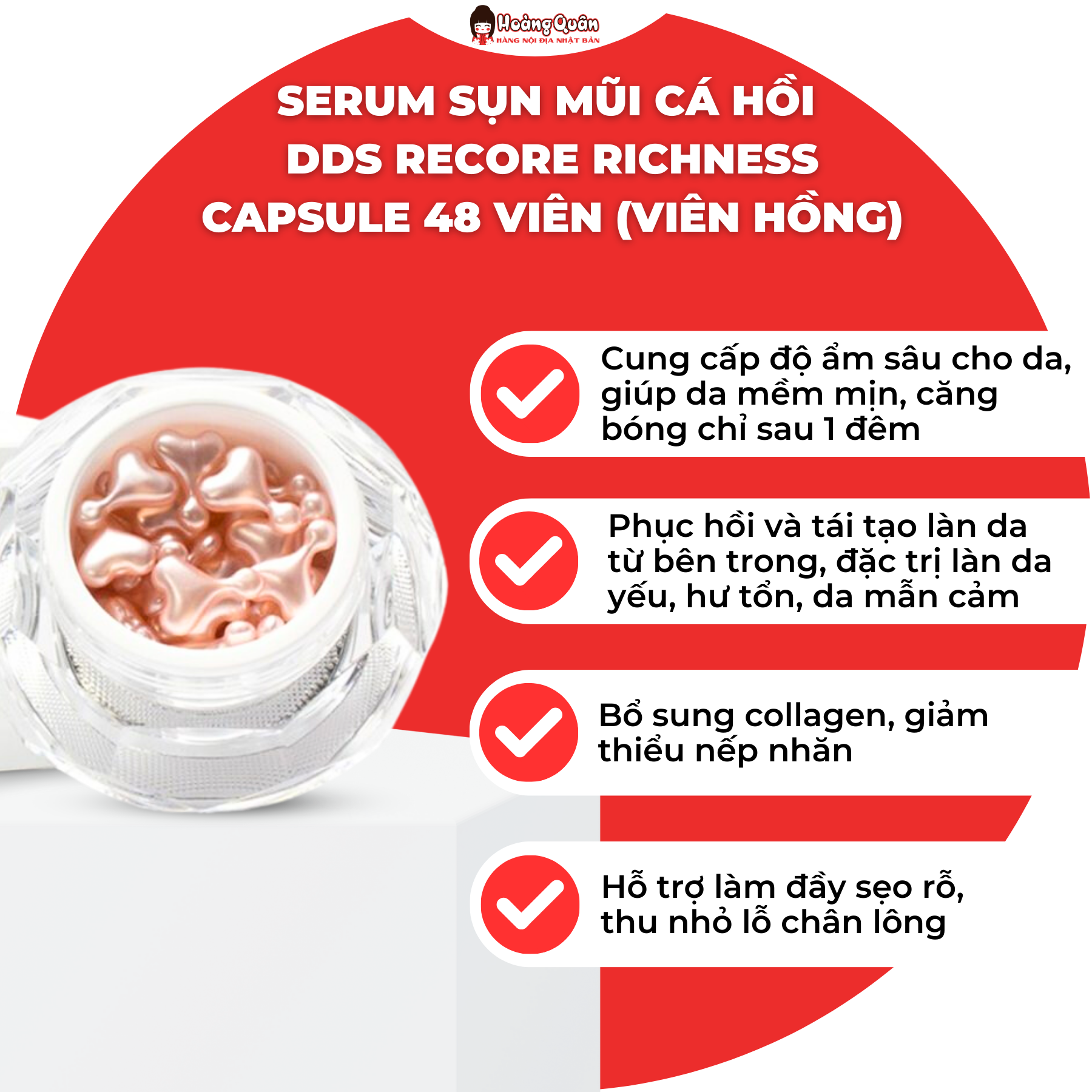 Serum Sụn Mũi Cá Hồi DDS Recore Capsule 48 Viên
