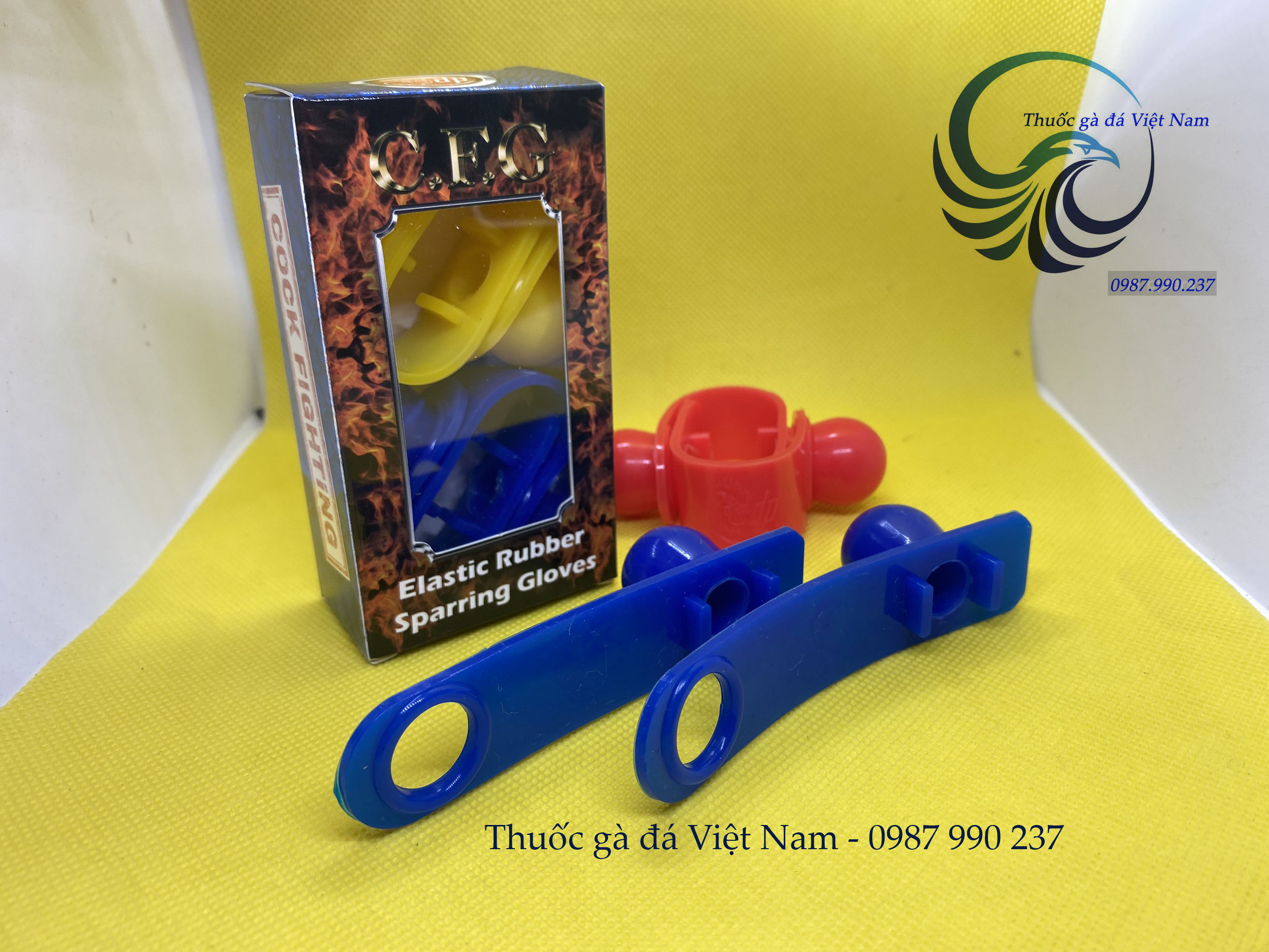 Bịt cựa cao su gà nòi (1 bộ 4 cái)
