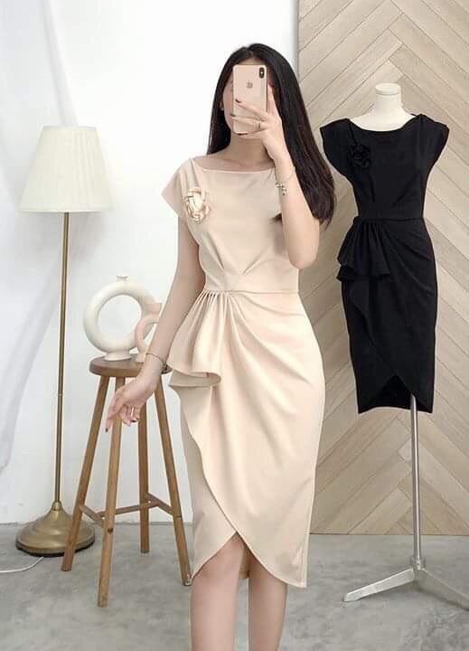 Đầm nữ xếp ly eo siêu dễ thương