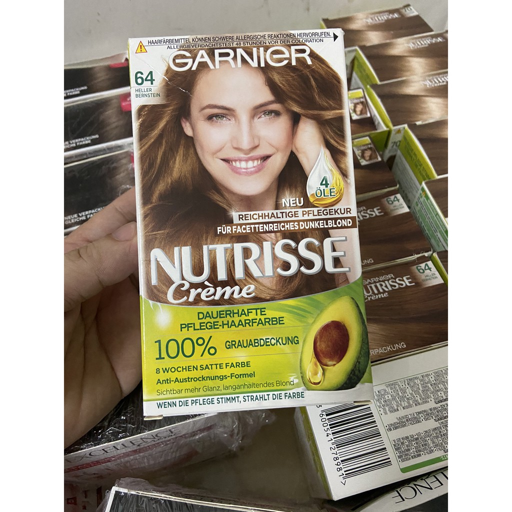 Thuốc Nhuộm Tóc Garnier 64 Màu Nâu Hạt Rẻ