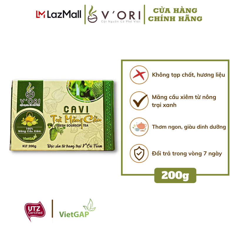 TRÀ MÃNG CẦU THƯỢNG HẠNG ORGANIC 200GR
