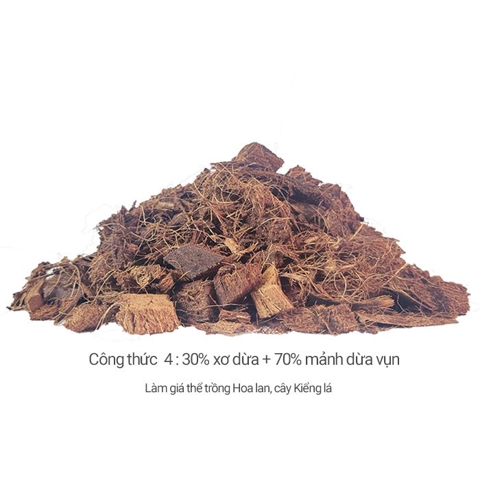 XƠ DỪA TRỘN SẴN - Đất trồng cây bằng xơ dừa