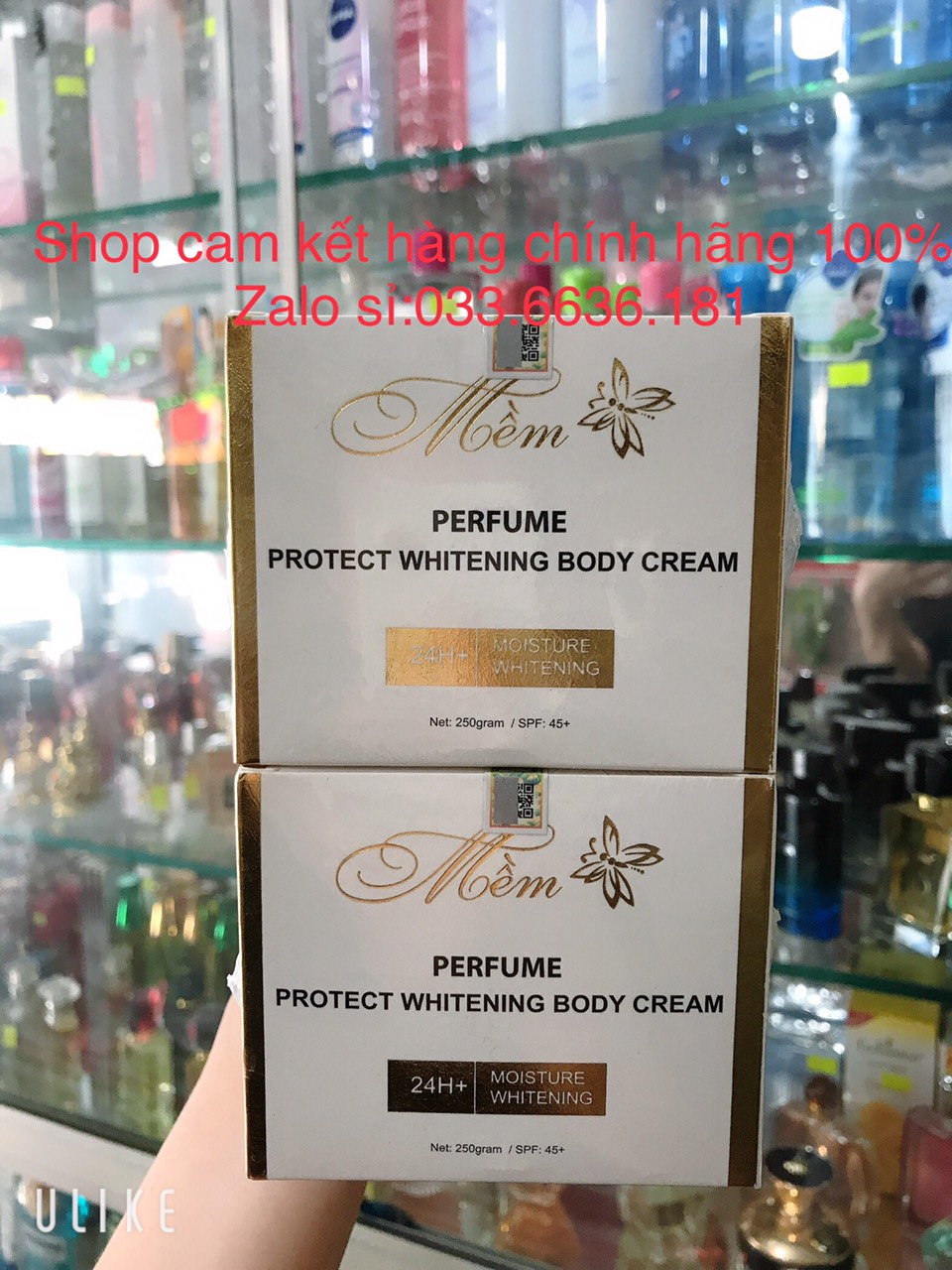 Kem body trắng da toàn thân A mềm hủ 250g