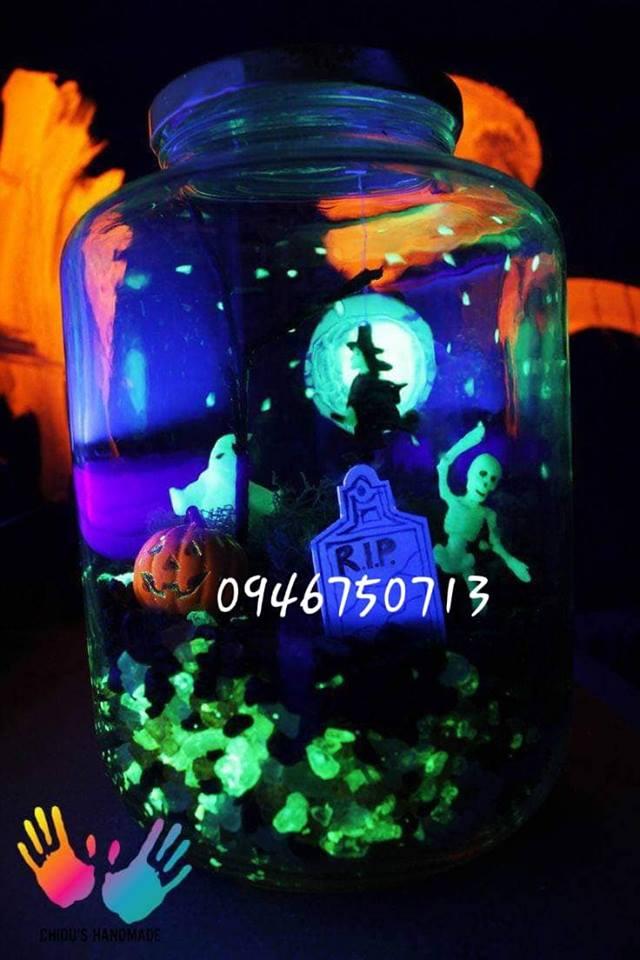 COMBO 7 LỌ BỘT DẠ QUANG( KÈM TẶNG SƠN PHA)