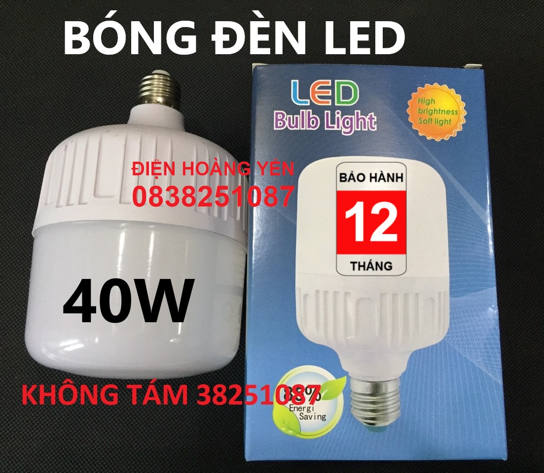 Bóng Đèn LED 40W E27 công suất lớn