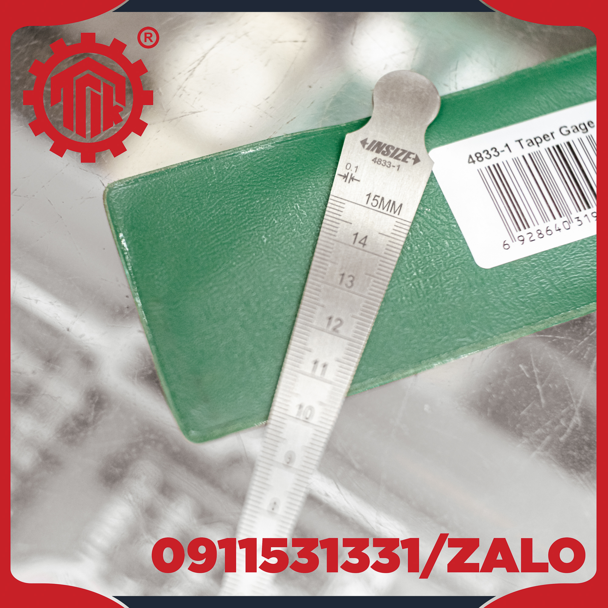 [HCM] THƯỚC ĐO KHE HỞ (4833-1) INSIZE TNKTOOLS.COM PHÂN PHỐI