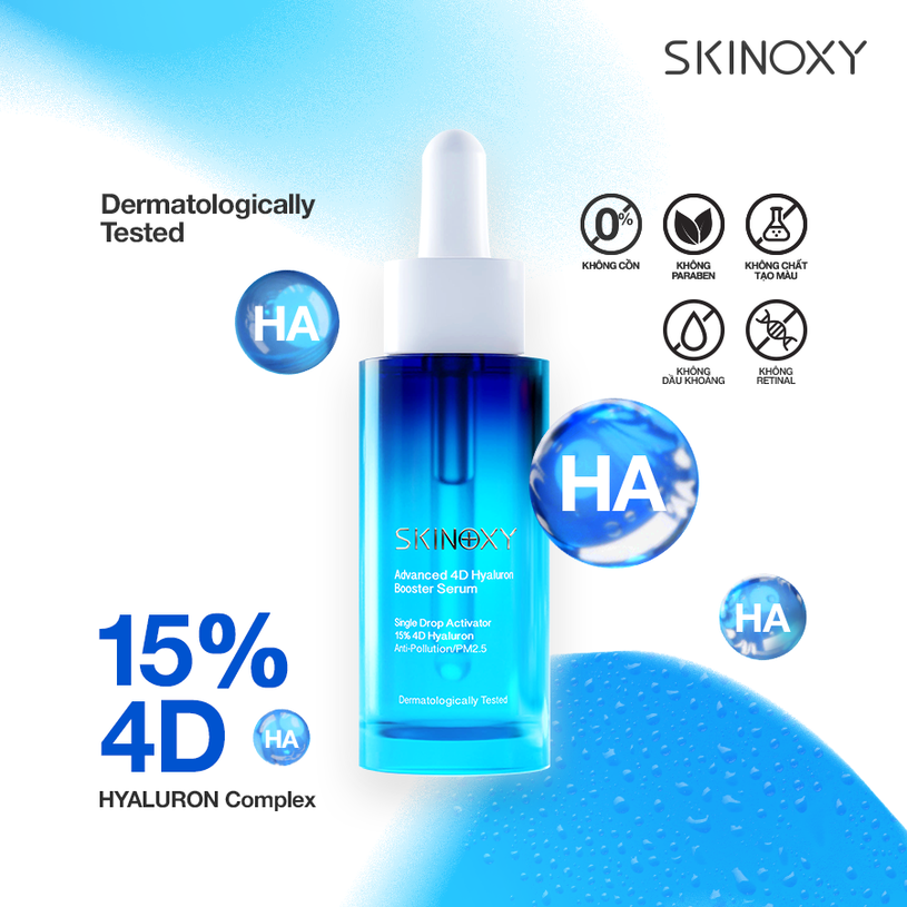 G-Skinoxy Advanced 4D Hyaluron Booster Serum – 9Ml (Tinh Chất Dưỡng Ẩm Giúp Da Trông Căng Mịn - 9Ml)