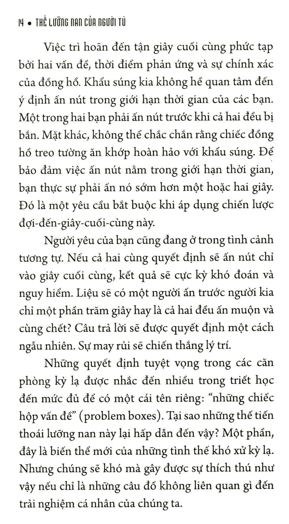 Thế lưỡng nan của người tù