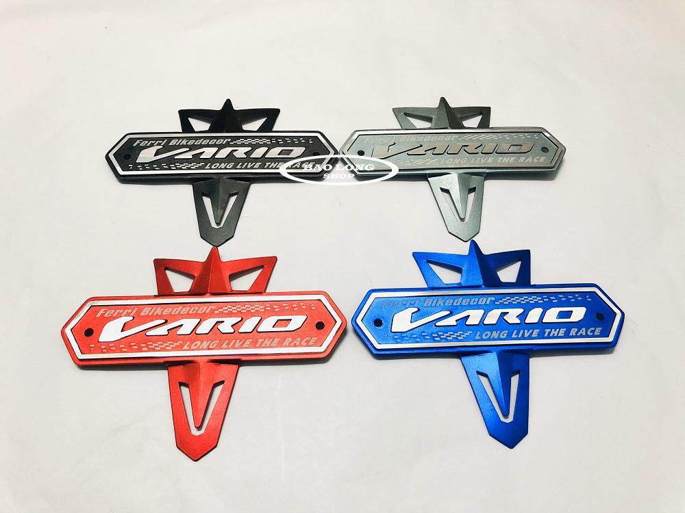 Bảng tên Nhôm Sơn tình điện gắn Vario (nhiều màu)