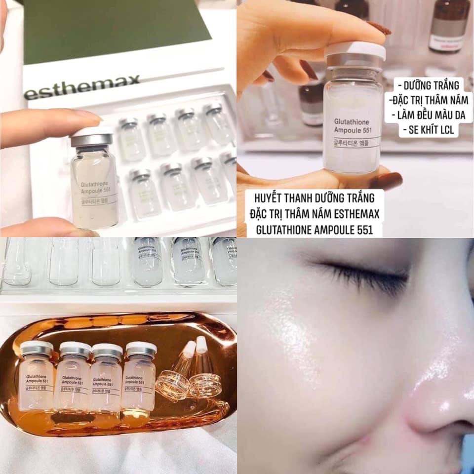 Serum Trắng Da Tế Bào Gốc Esthemax Professional Glutathione Ampoule 551 - BBon Beauty Chính hãng Serum Esthemax Anti-Aging Brightening Serum Esthemax Dark Spots Hyperpigmentation - Lazada