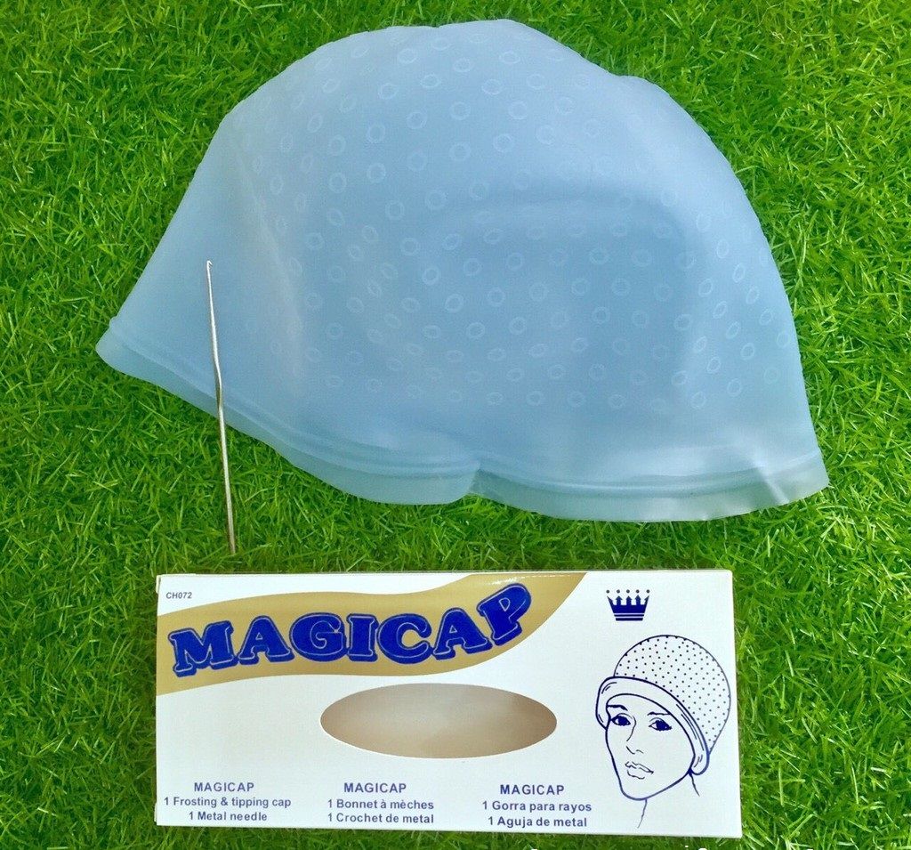 (TẶNG CÂY MÓC LIGHT) Nón Móc Light Nhuộm Tóc Cao Su, Mũ Móc HighLight Cao Su