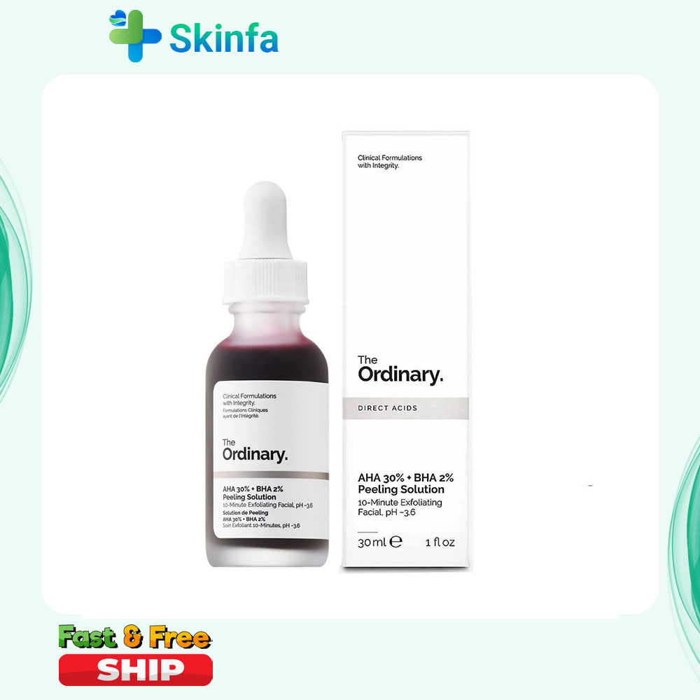 The Ordinary Peeling Solution AHA 30% - BHA 2%  Dành Cho Da Mụn Thâm 30ml