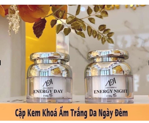 [MỸ PHẨM ADA CHÍNH HÃNG]  Bộ Kem Dưỡng Trắng Da,Ngày & Đêm ADA GROUP ( 30g )