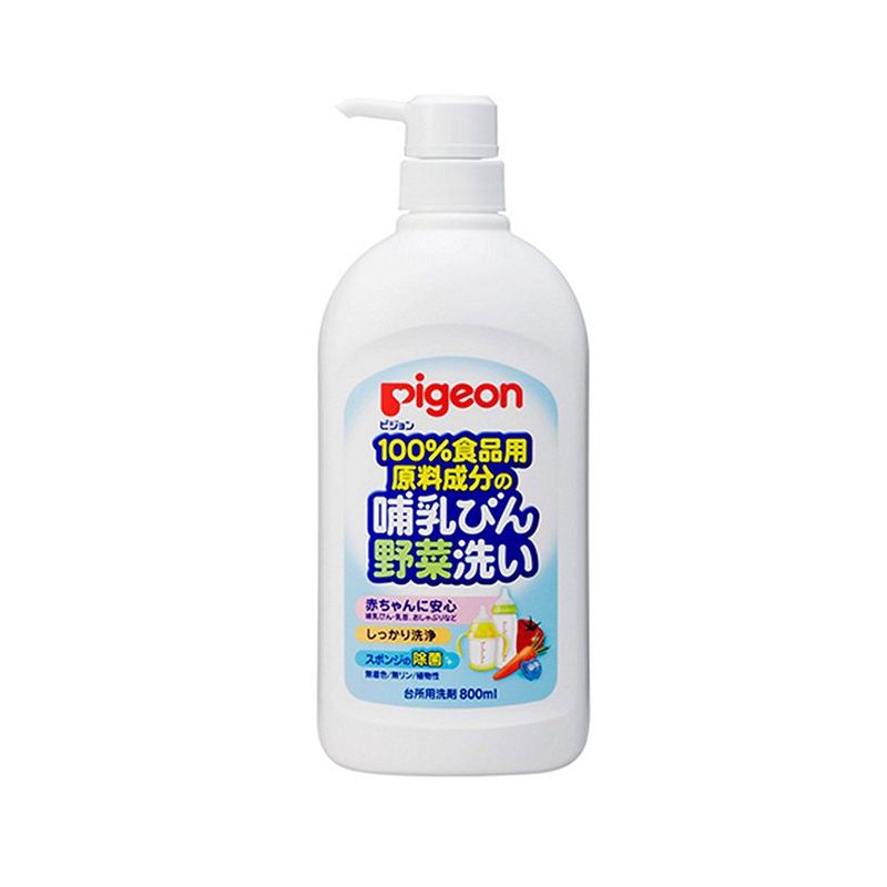 Nước rửa bình sữa Pigeon Bình 800ml - Nội Địa Nhật