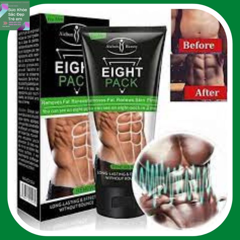 Kem Eight Pack Massage Tăng Cường Cơ Bụng Cho Nam Aichun Beauty  Kem Hỗ Trợ tăng Cơ cho Người Tập Gym 80gr [Freeship+Quà]
