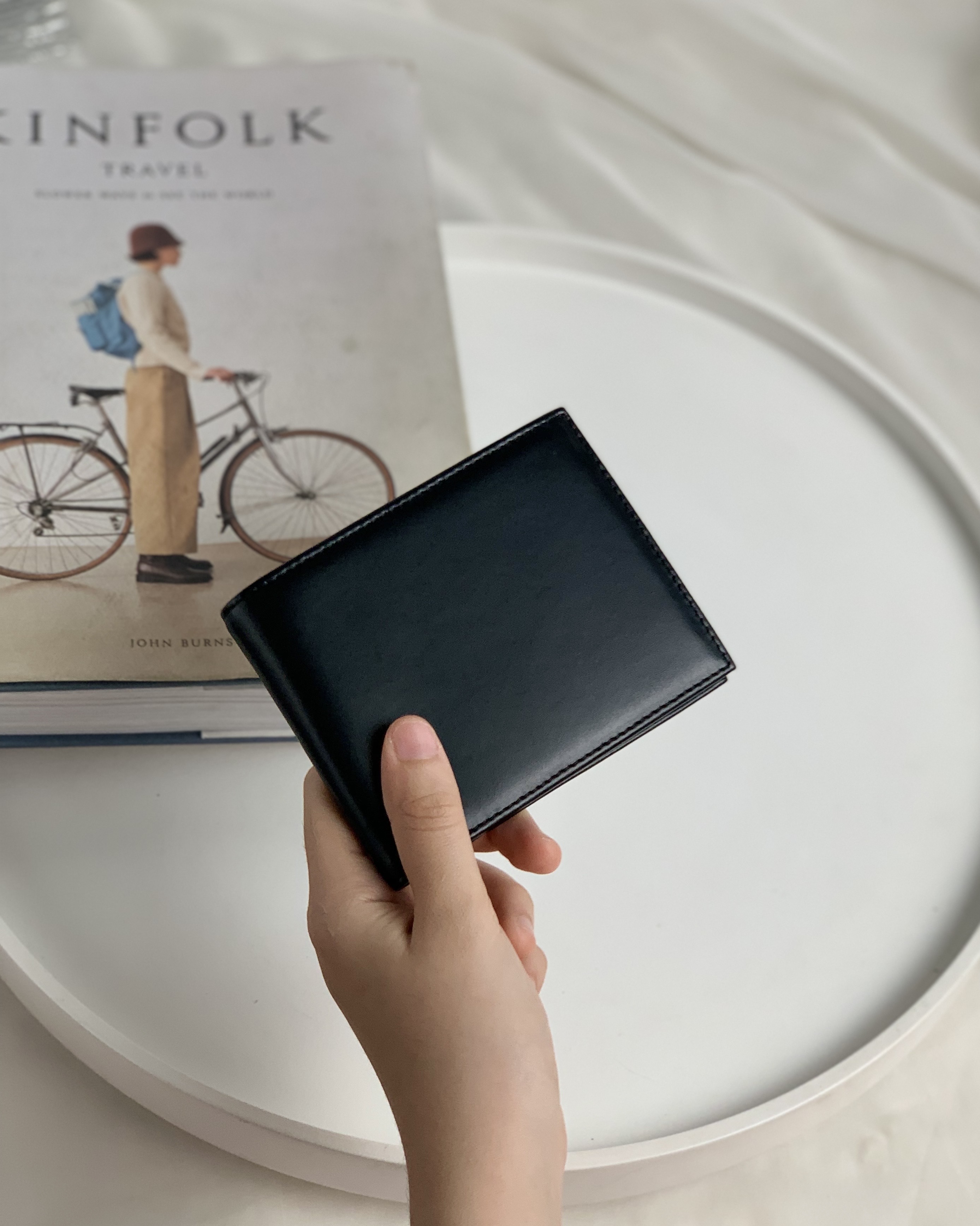 Ví Nam Da Thật LAGOM Compact Wallet phối màu