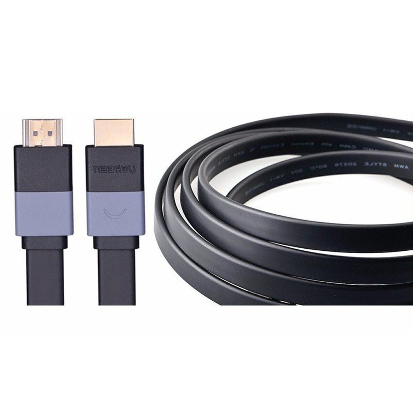 Cáp HDMI 3m mỏng dẹt hỗ trợ 3D 4K cao cấp Ugreen UG-30111