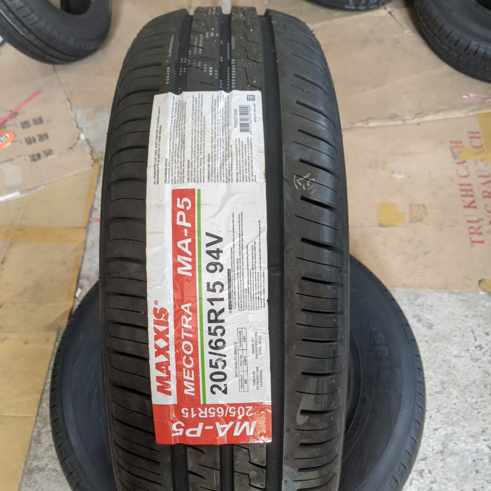 Vỏ lốp 205/65R15 94V MAP5 Maxxis, vỏ lốp ô tô Chevrolet Cruze LS 1.6 MT5, Lacetti SE nhập khẩu, Isuzu Hilander, Camry 3.0 các đời trước năm 2006, Toyota Innova E, G, V các đời trước 2016
