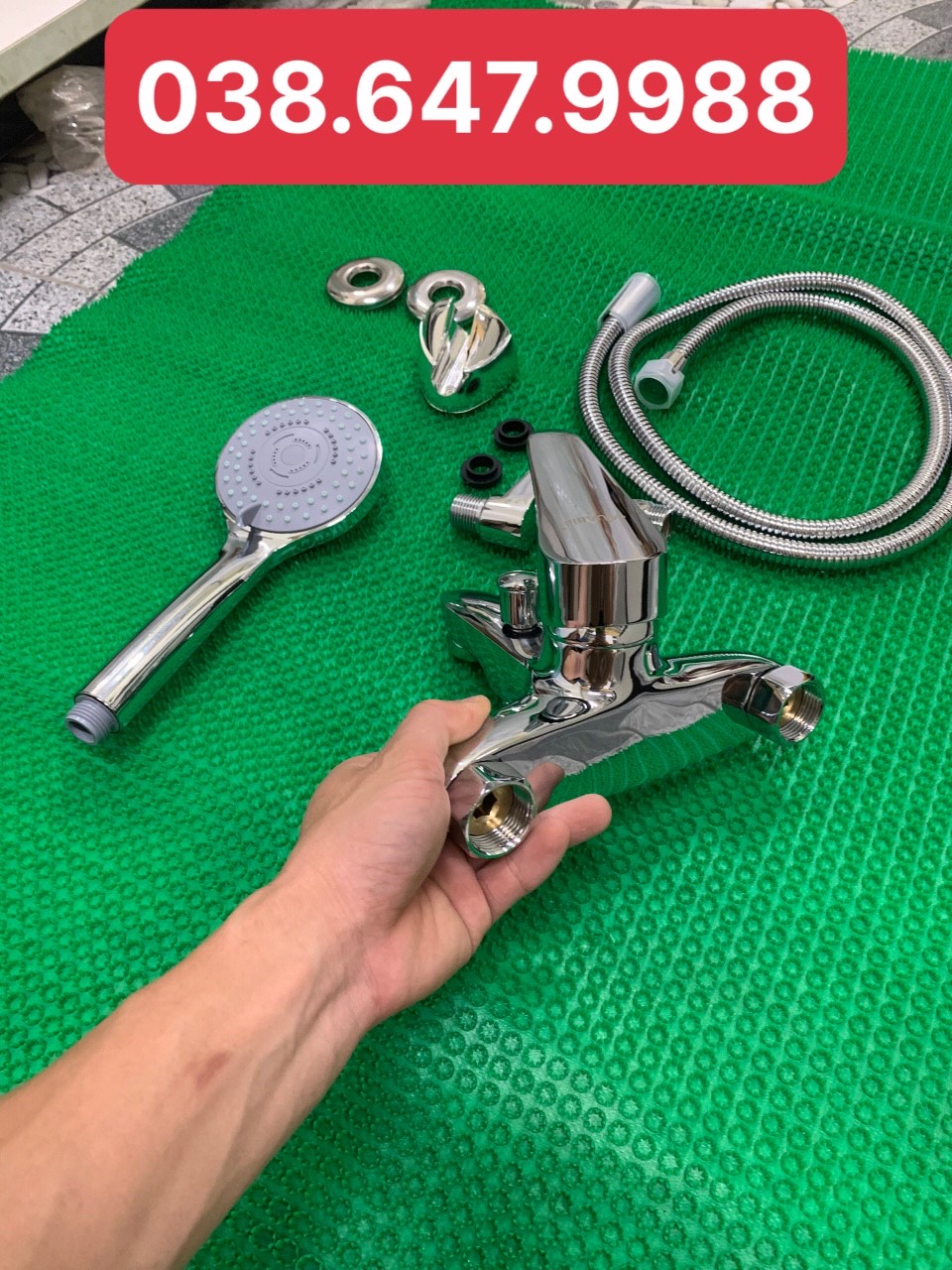 Bộ vòi củ sen tắm nóng lạnh ,sen tắm gắng tường , sen tắm đồng thau mạ crom cao cấp, vòi lavabo 3 lỗ ,combo sen vòi nhà tắm,tay sen tắm cao cấp