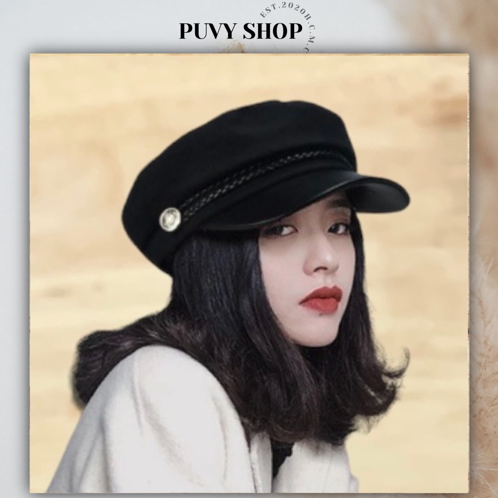 Mũ nồi beret Thuỷ thủ cá tính