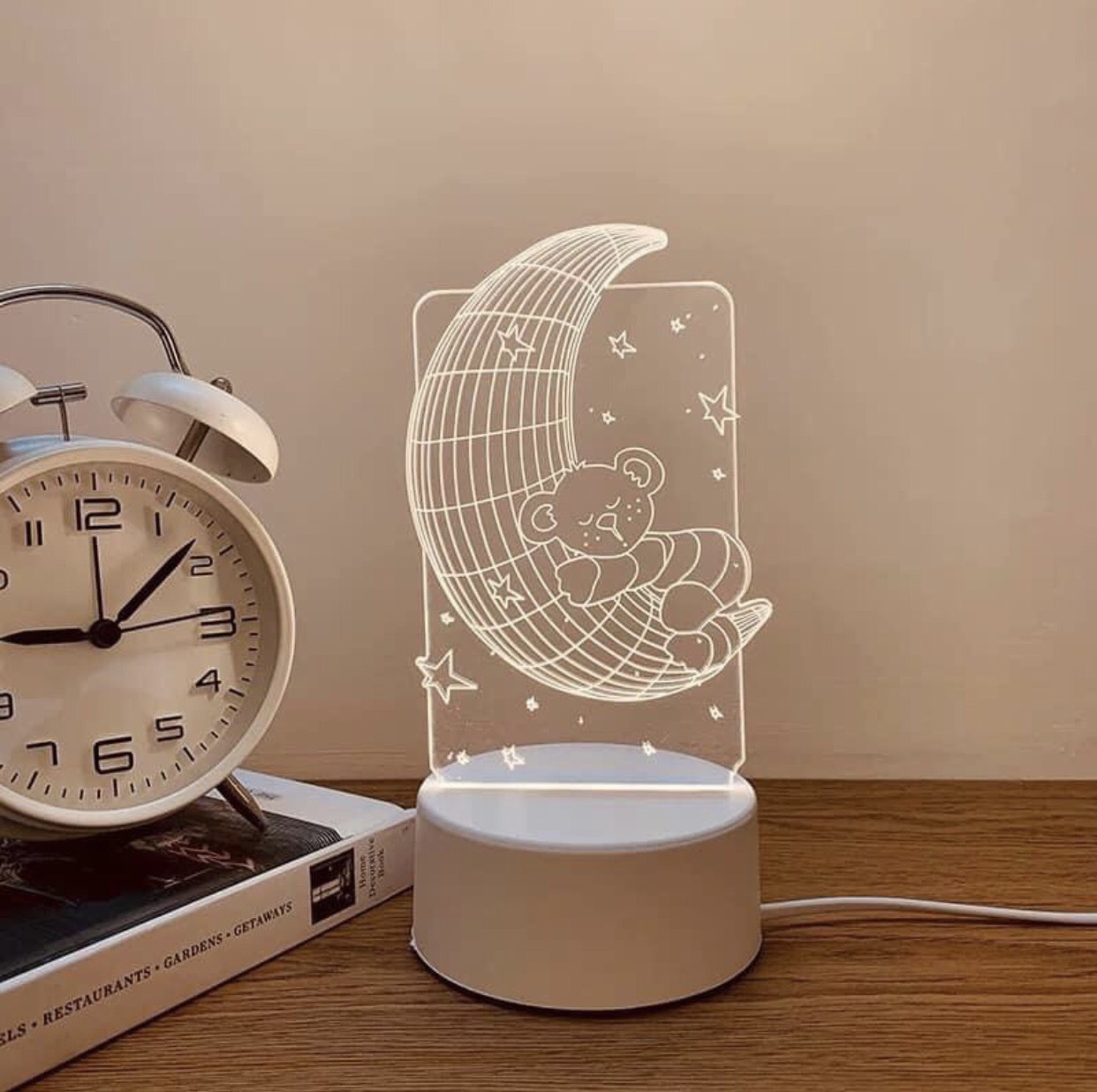 Đèn ngủ LED 3D trang trí - quà tặng độc đáo