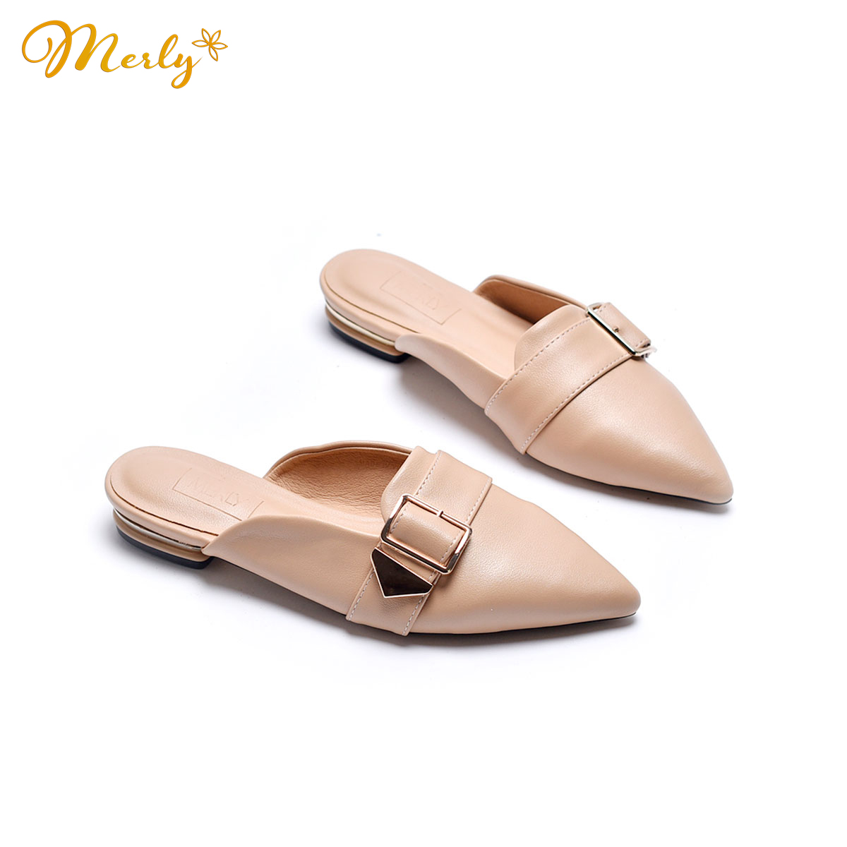 Dép sục nữ mũi nhọn Merly 1214, dép thời trang nữ, Dép nữ size đại