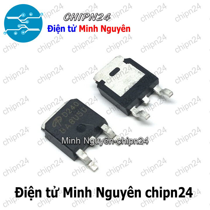 [2 con] (SOP) Mosfet Dán AOD240 TO-252 Hàng Tốt 70A 40V Kênh N (SMD) (D240 240) - HH004214