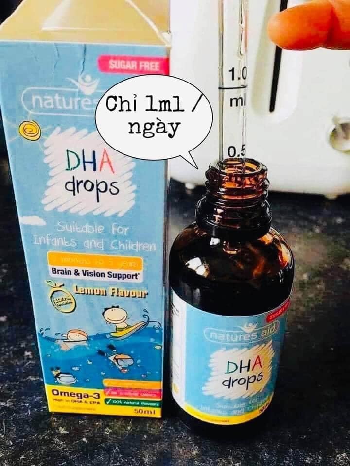 DHA Drops dành cho bé từ 3 tháng đến 5 tuổi