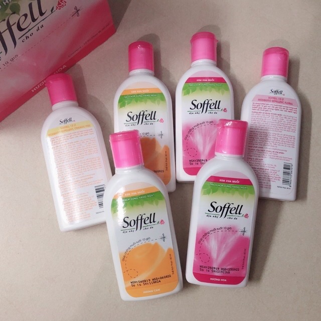 {Chính hãng} Kem xua muỗi Soffell hương Hoa (60ml)
