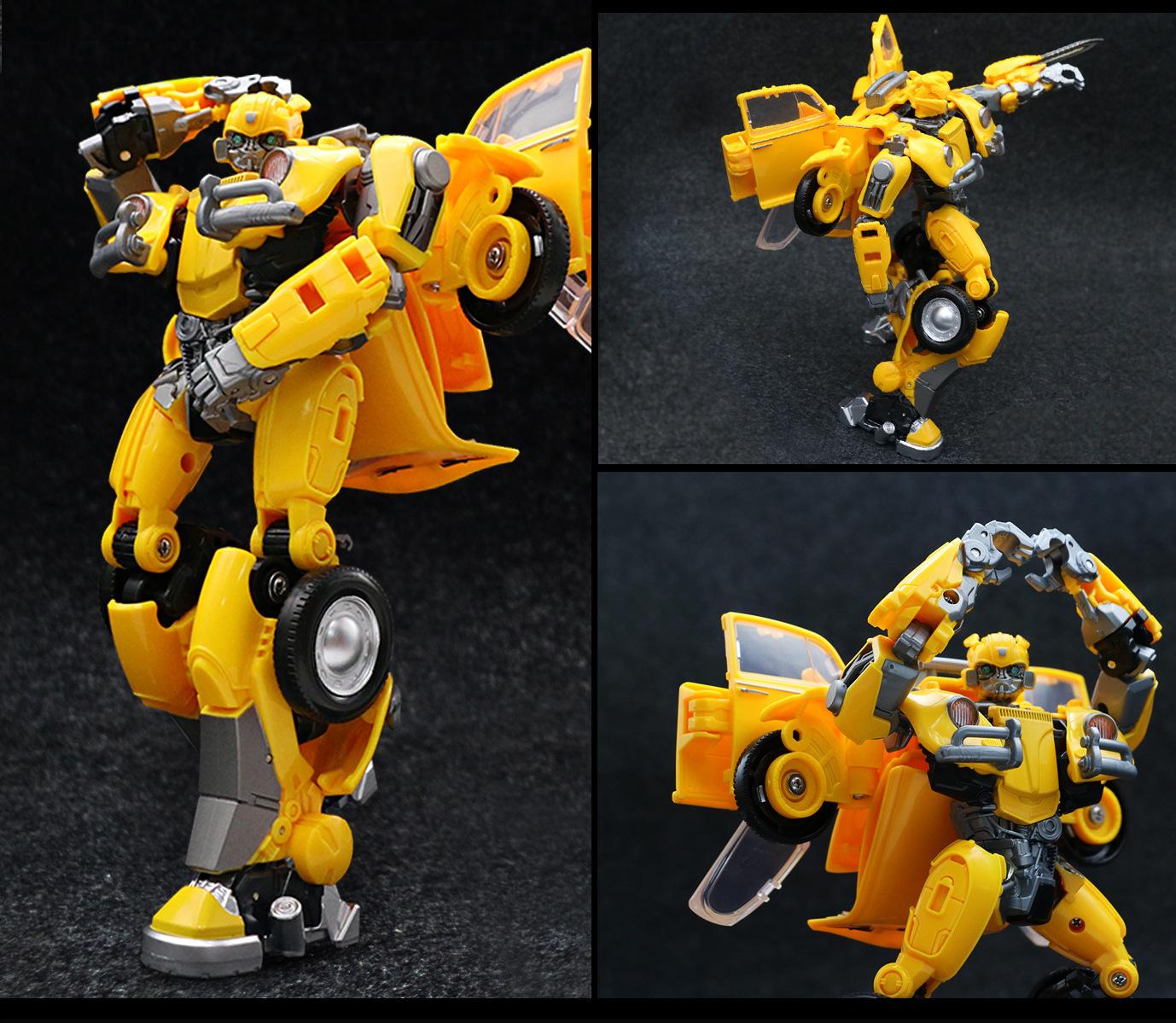 Mô hình transformer black mamba figure bumblebee h6001-3 studio se oversize bmb 21cm