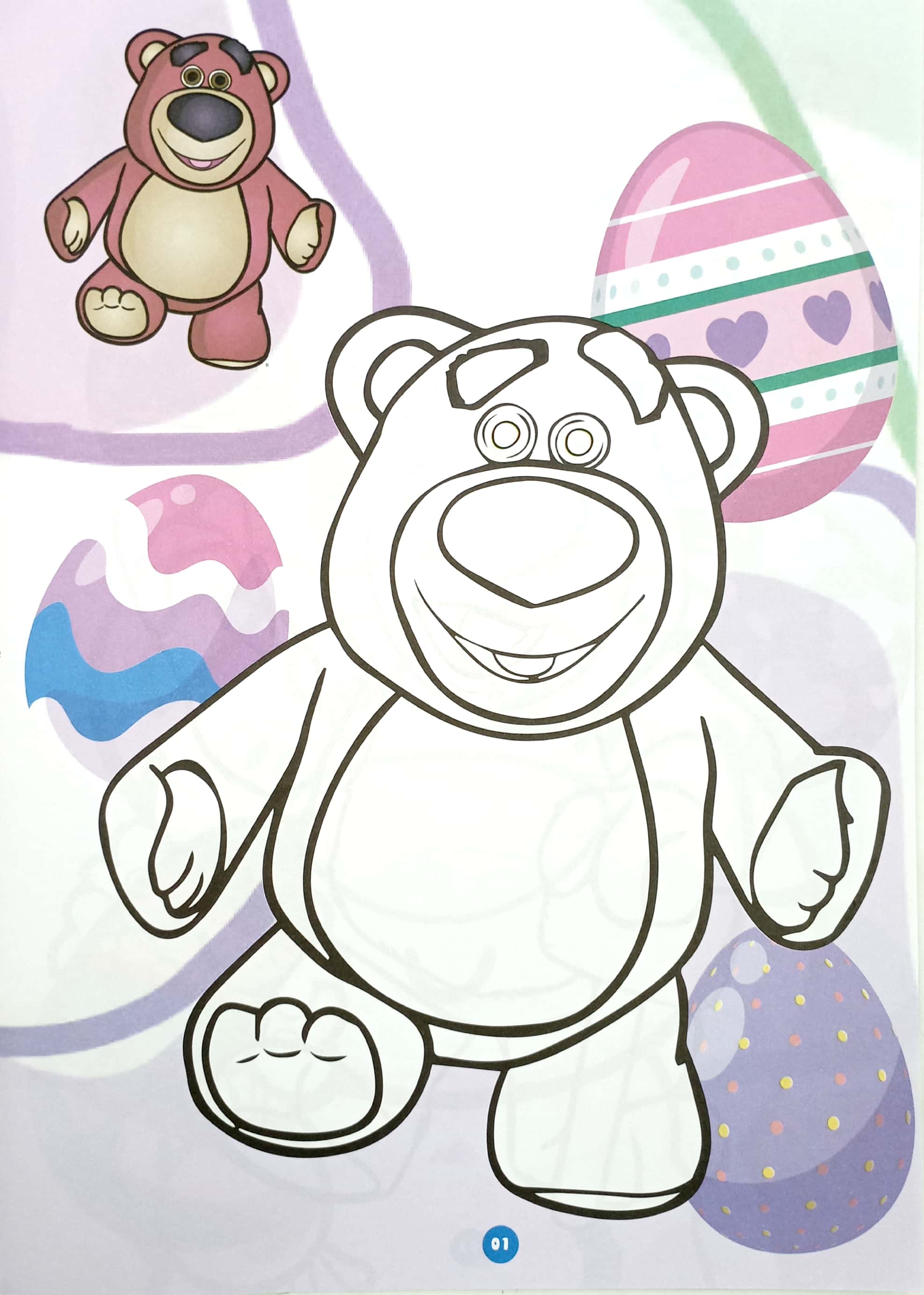 Sách - Bé Tô Màu - Gấu Lotso - Bộ 4 Cuốn
