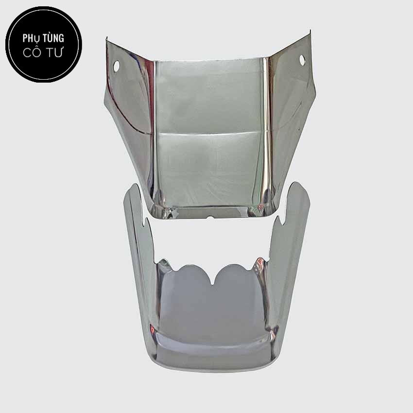 1 bộ mỏ đuôi dè xe dream inox - bảo vệ dè inox - phụ tùng cô tư