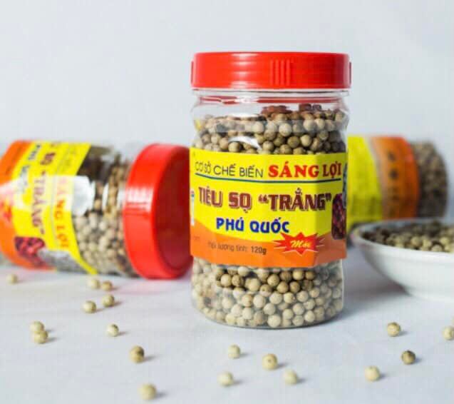 Tiêu sọ "trắng" phú quốc hủ 120g