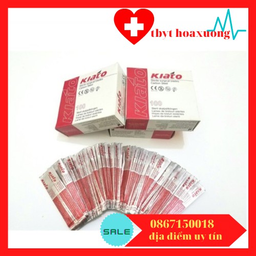 Lưỡi dao mổ,lưỡi dao khoét sáo số 11(HỘP 100)