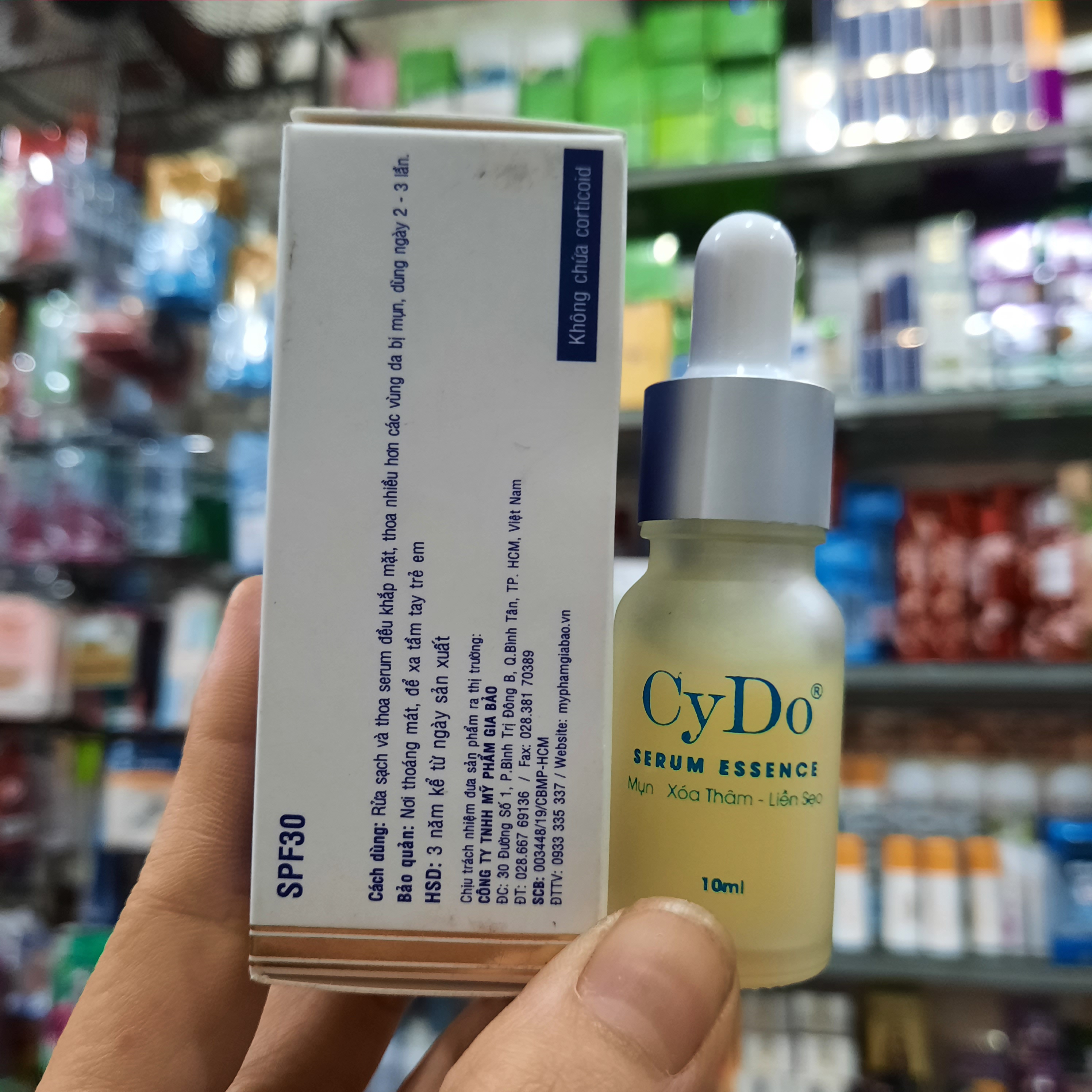 Serum Essence CyDo giảm Mụn-Thâm-Liền Sẹo 10ml