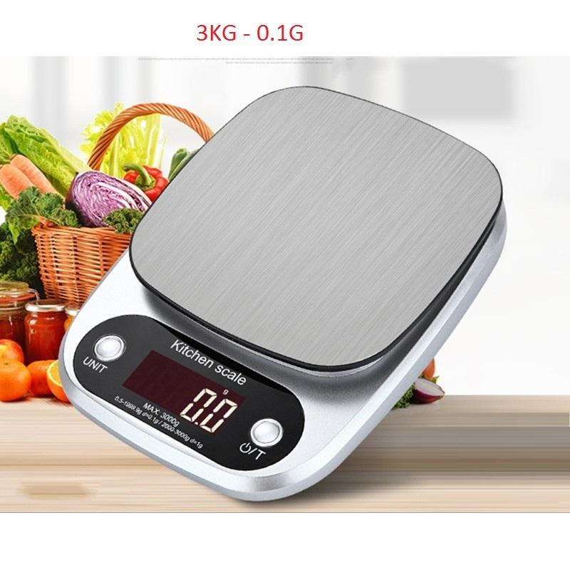 Cân điện tử , cân nhà bếp, 3kg-0.1g