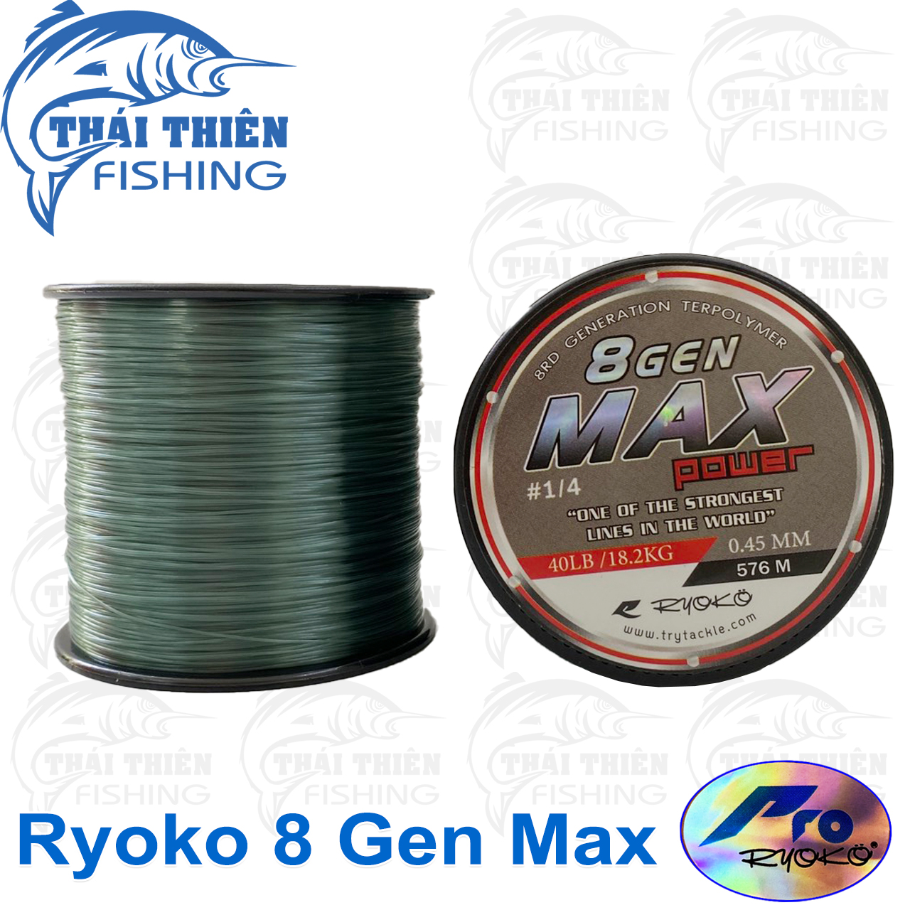 Dây Cước Câu Cá Ryoko 8 Gen Max PRO