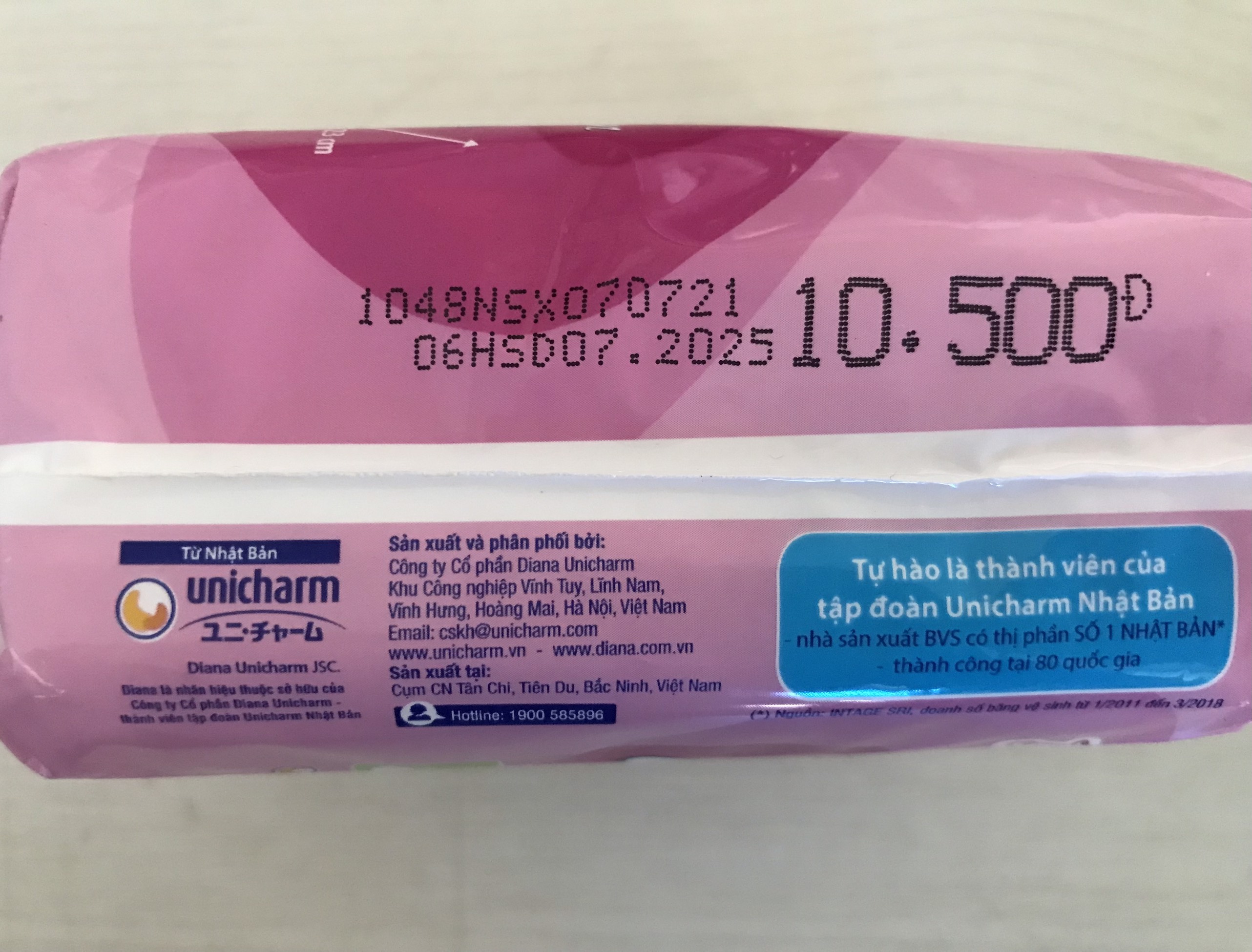 Combo 6 Gói BVS Diana Libera Siêu Thấm Siêu Mỏng Cánh gói 8 miếng