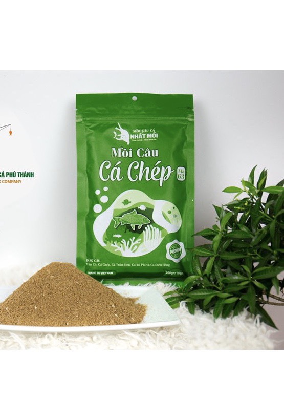 Mồi câu cá chép xanh - đỏ phú thành mã 63, mã 54