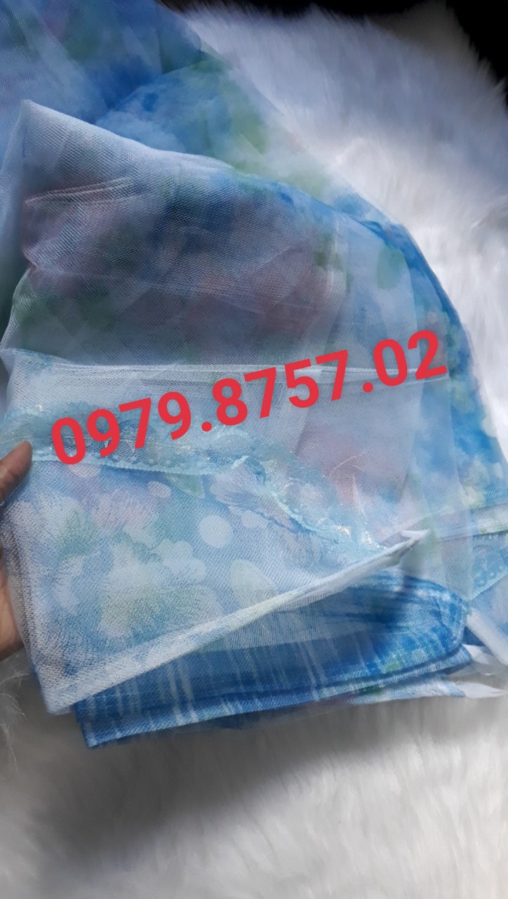 Mùng ngủ tuyn hoa 1m2x2m