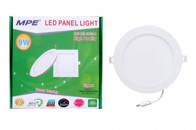 [HCM]LED PANEL TRÒN RPL-9T TRẮNG