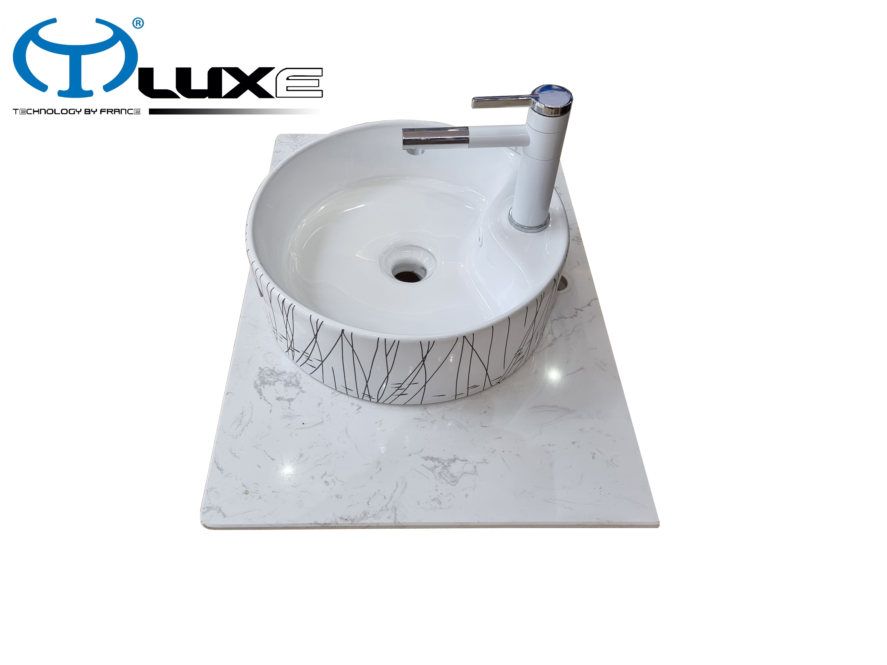 Vòi chậu rửa mặt Lavabo cao cấp Luxe V8001TN