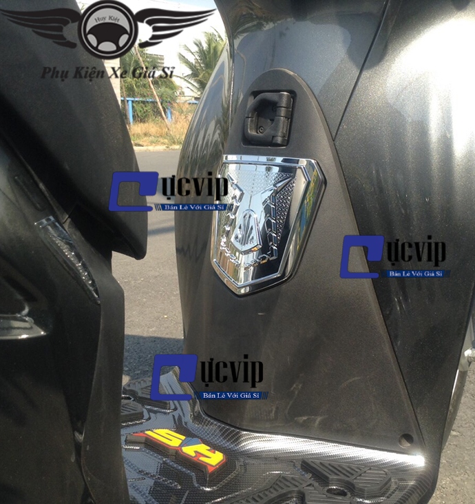 [HCM]Ốp Nắp Xăng SH 2020 Xi Mạ Crom MS2682